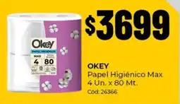 Diarco Okey papel higiénico max oferta
