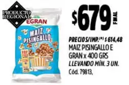 Supermercados Yaguar Egran maiz pisingallo oferta