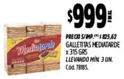Supermercados Yaguar Mediatarde galletitas oferta