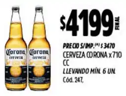 Supermercados Yaguar Corona cerveza oferta