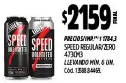 Supermercados Yaguar Speed regular/zero oferta
