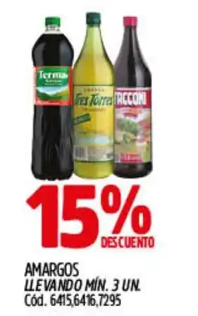 Supermercados Yaguar Terma amargos oferta