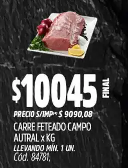 Supermercados Yaguar Feteado campo carre autral oferta
