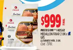 Supermercados Yaguar Friar medallon oferta