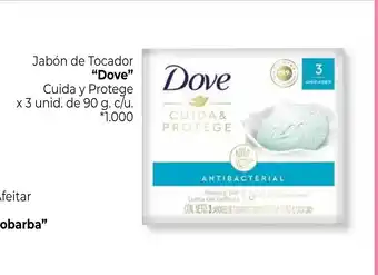 La Anonima Dove Jabón de Tocador Cuida y Protege x 3 unid. de 90g. c/u. oferta