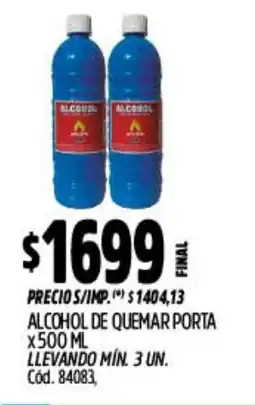 Supermercados Yaguar Porta alcohol de quemar oferta