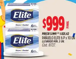Supermercados Yaguar Elite pañuelo oferta