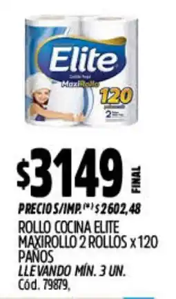 Supermercados Yaguar Elite rollo cocina oferta