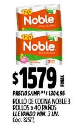 Supermercados Yaguar Noble rollo de cocina oferta