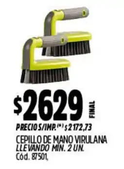 Supermercados Yaguar Virulana cepillo de mano oferta