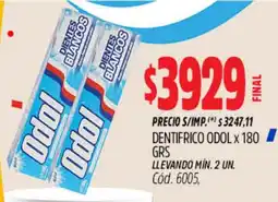 Supermercados Yaguar Odol dentifrico oferta
