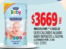 Supermercados Yaguar Algabo oleo calcareo baby repuesto oferta