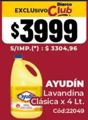 Ayudín lavandina clásica