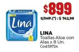 Diarco Lina toallas aloe con alas oferta