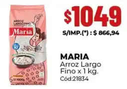 Diarco Maria arroz largo fino oferta