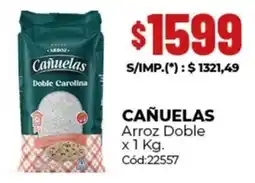 Diarco Cañuelas arroz doble oferta