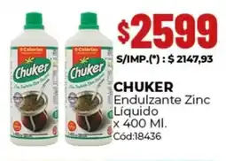 Diarco Chuker endulzante zinc líquido oferta