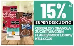 Diarco Cereales y granola zucaritas/corn flakes/froot loops/ kelloggs oferta