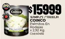 Diarco Coinco palmitos en rodajas oferta