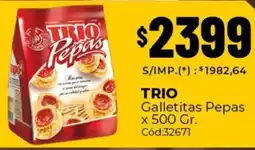 Diarco Trio galletitas pepas oferta