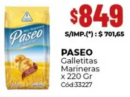 Diarco Paseo galletitas marineras oferta
