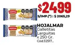 Diarco Hojalmar galletitas larguitas oferta