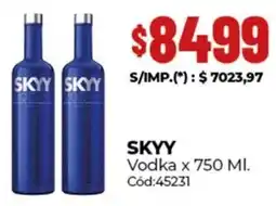 Diarco Skyy vodka oferta