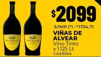 Diarco Viñas de alvear vino tinto oferta