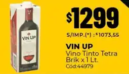 Diarco Vin up vino tinto tetra brik oferta