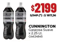 Diarco Cunnington gaseosa suave oferta