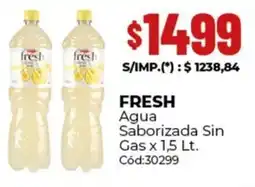 Diarco Fresh agua saborizada sin gas oferta