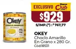 Diarco Okey choclo amarillo en grano oferta