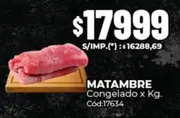 Diarco Matambre congelado oferta