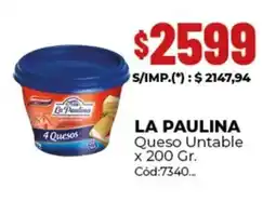 Diarco La paulina queso untable oferta