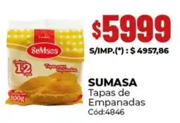 Diarco Sumasa tapas de empanadas oferta