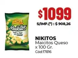 Diarco Nikitos maicitos queso oferta
