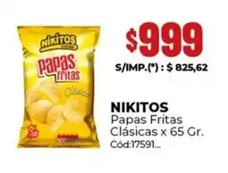 Diarco Nikitos papas fritas clásicas oferta