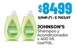 Diarco Johnson's shampoo y acondicionador oferta