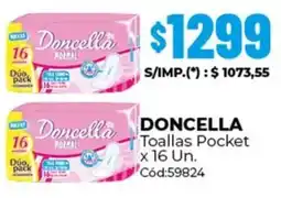 Diarco Doncella toallas pocket oferta