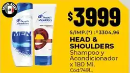 Diarco Head & Shoulders shampoo y acondicionador oferta