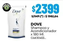 Diarco Dove shampoo y acondicionador oferta