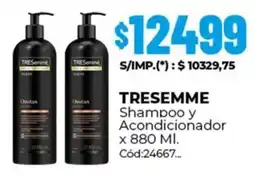 Diarco Tresemmé shampoo y acondicionador oferta
