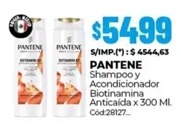 Diarco Pantene shampoo y acondicionador biotinamina anticaída oferta