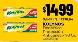 Diarco Kolynos dentifrico protección anticaries oferta