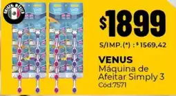 Diarco Venus máquina de afeitar simply 3 oferta