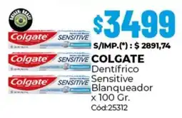 Diarco Colgate dentifrico sensitive blanqueador oferta