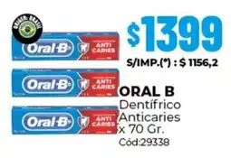 Diarco Oral B dentifrico anticaries oferta