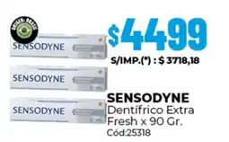 Diarco Sensodyne dentifrico extra fresh oferta