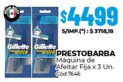 Diarco Gillette prestobarba máquina de afeitar fija oferta