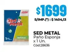 Diarco Sed metal paño esponja oferta